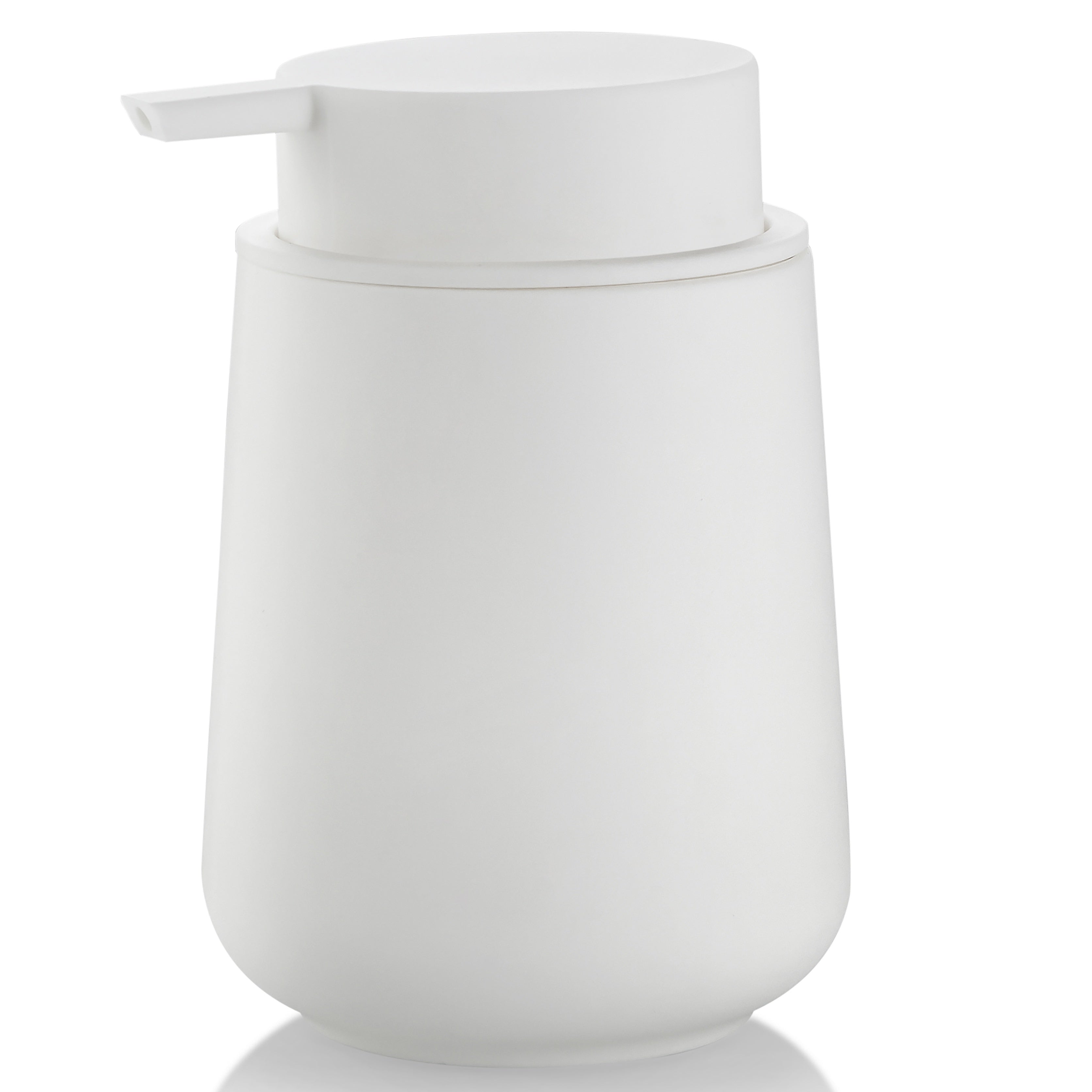 Dispensador de Jabón Mate 11oz - Estilo Moderno y Minimalista, Apto para Encimeras de Baño y Cocina, Recargable