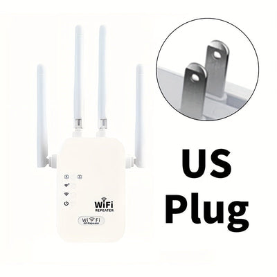 Extensor de Wifi, Potenciador de Señal Wifi, Compatible con WIFI6, Equipado con Puerto Ethernet, Con 6 Antenas para Cobertura de 360°, Cubre Hasta 11,000 Pies Cuadrados, Apto para Más de 35 Dispositivos y Configuración en un Solo Clic como Repetidor Domé