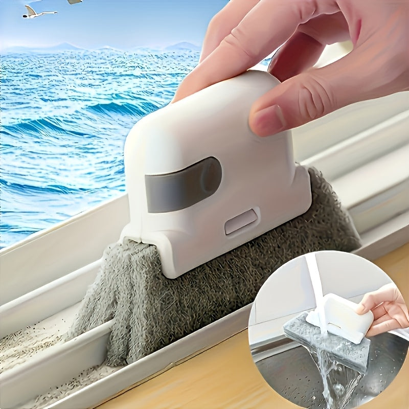 Escobilla Mágica para Limpieza de Huecos - Cepillo Multifuncional Portátil, Ideal para Marcos de Ventanas, Puertas Corredizas y Ranuras en Diversos Lugares. Recolector de Polvo Reutilizable para el Hogar