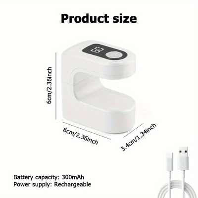 1 pieza, Secador de uñas compacto y práctico, lámpara, portátil, recargable por USB, alimentado por batería, sin fragancia, adecuado para esmalte de uñas de gel, regalo perfecto para, esencial para entusiastas de manicura
