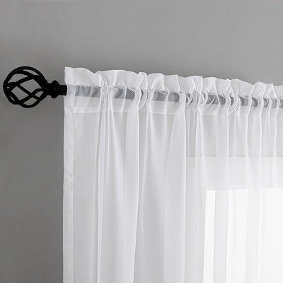 4 cortinas para exteriores, porches, balcones y gazebos, diseño con bolsillo para varilla, fáciles de colgar, transpirables y ligeras