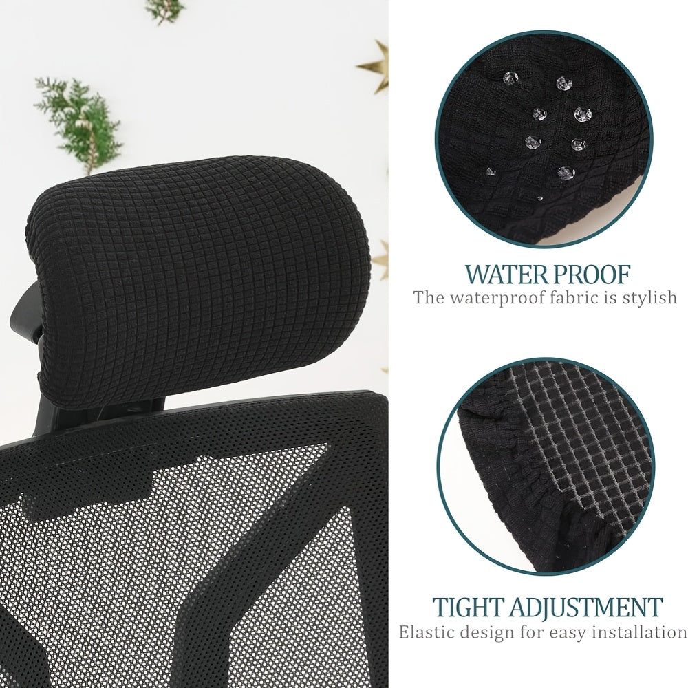 Accesorio para Reposacabezas de Silla de Oficina, Protector Desmontable y Lavable, Protector Inclinado Adecuado para la Mayoría de los Tipos de Sillas de Oficina. La Elección Perfecta para Estudio en Casa y Oficina