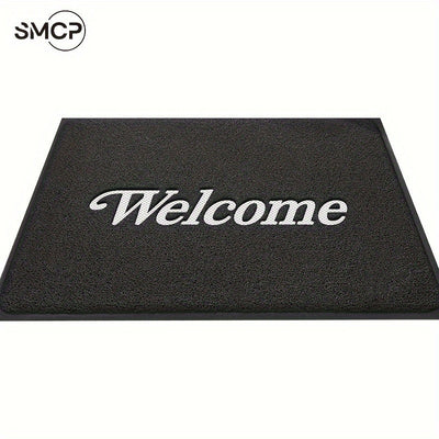 1 pieza de tapete comercial resistente al desgaste marca Shangmei, alfombra de bienvenida para entrada de hoteles y supermercados, antideslizante, gruesa y duradera, adecuada para entradas de supermercados, hogares, vestíbulos y pasillos, fácil de limpia