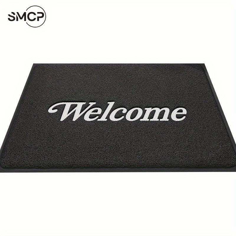 1 pieza de tapete comercial resistente al desgaste marca Shangmei, alfombra de bienvenida para entrada de hoteles y supermercados, antideslizante, gruesa y duradera, adecuada para entradas de supermercados, hogares, vestíbulos y pasillos, fácil de limpia