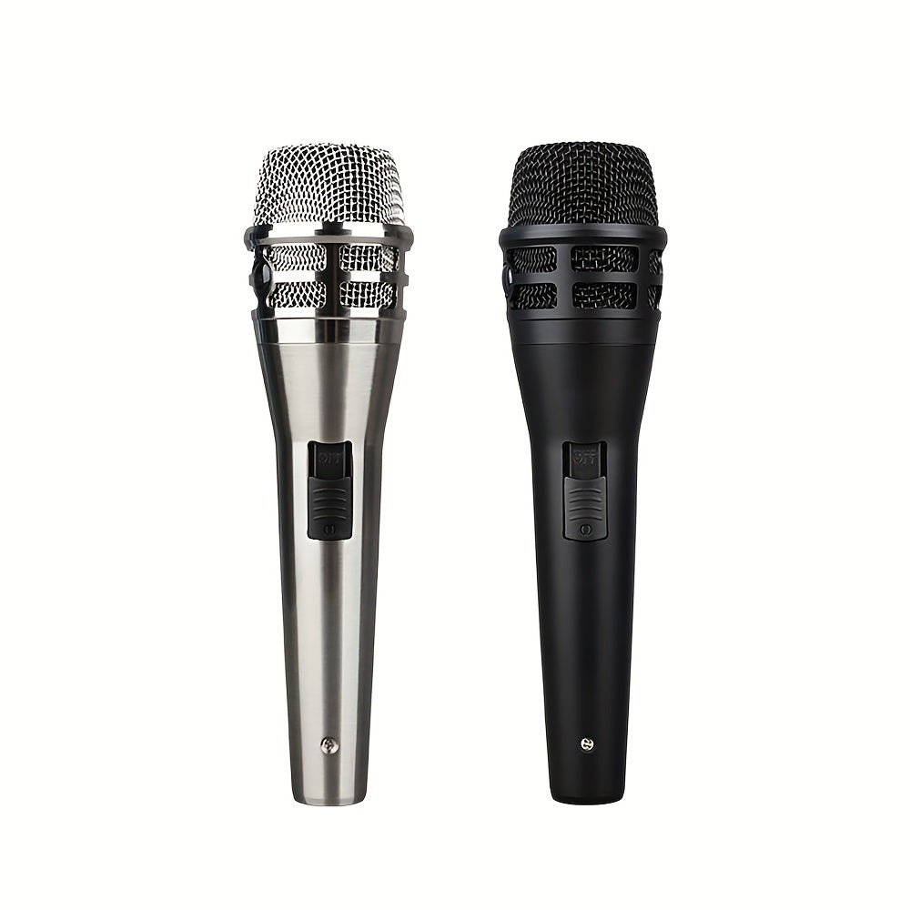 Microfono Dinámico KSM8 con Cable de Calidad Profesional Multifuncional para Karaoke, Presentaciones en Vivo y Grabación
