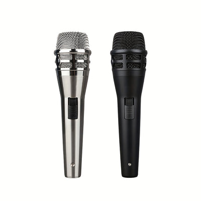 Microfono Dinámico KSM8 con Cable de Calidad Profesional Multifuncional para Karaoke, Presentaciones en Vivo y Grabación
