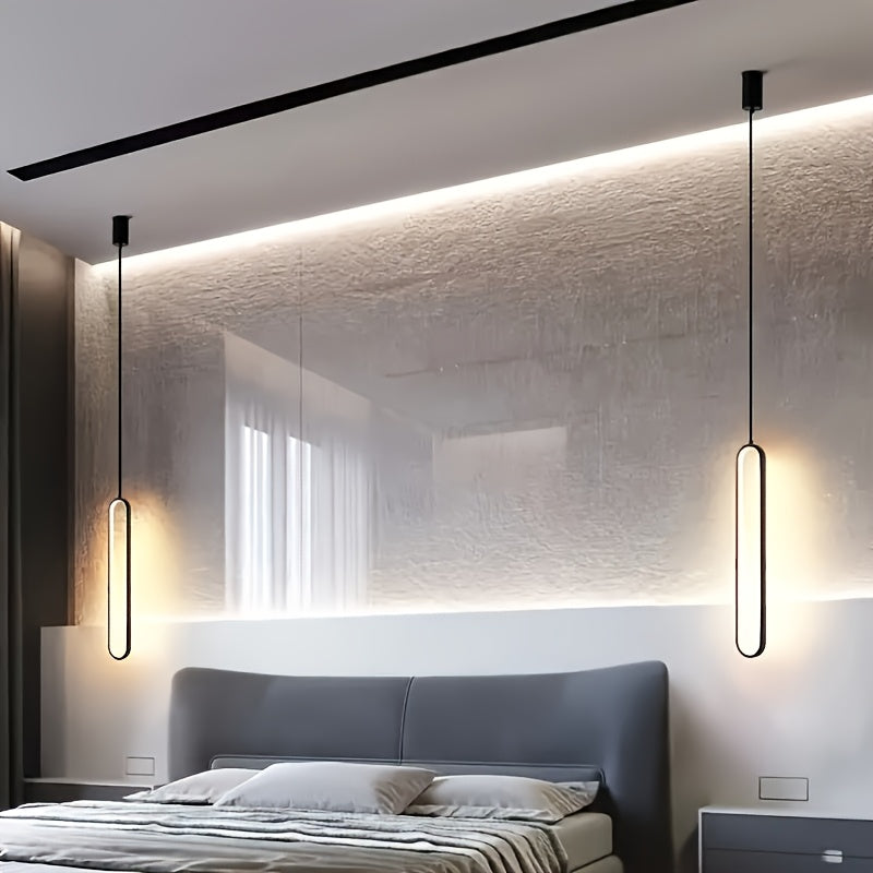 1 pieza de lámpara de techo moderna y minimalista con luces LED - Lámpara de techo de acrílico con 3 colores y regulable, montaje semienterrado, cableado con interruptor y sombra desmontable, ilumina sala de estar, dormitorio, cocina, comedor, balcón, ca