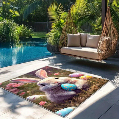 Alfombra de Terciopelo Floral 852gsm para Exteriores – Diseño Moderno y Minimalista, Antideslizante y Fácil de Limpiar, Ideal para Áreas con Alto Tráfico, Lavable a Máquina con Base Antideslizante, Elegancia Francesa de Pelo Bajo