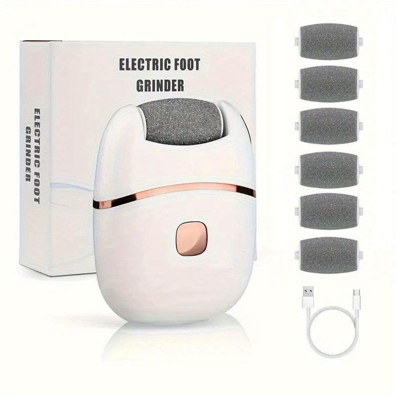 1pc Amoladora Eléctrica para Pies, Amoladora de Pies Recargable para Pulido Intenso, Amoladora de Pies