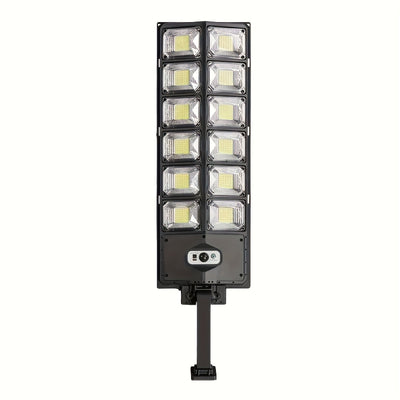 Luz solar para exteriores, luz de pared para jardín, con sensor de movimiento, control remoto, brillo y color ajustables, ideal para jardín, terraza y estacionamiento, energía solar, sensor de movimiento, control remoto, aplique desmontable, montaje semi