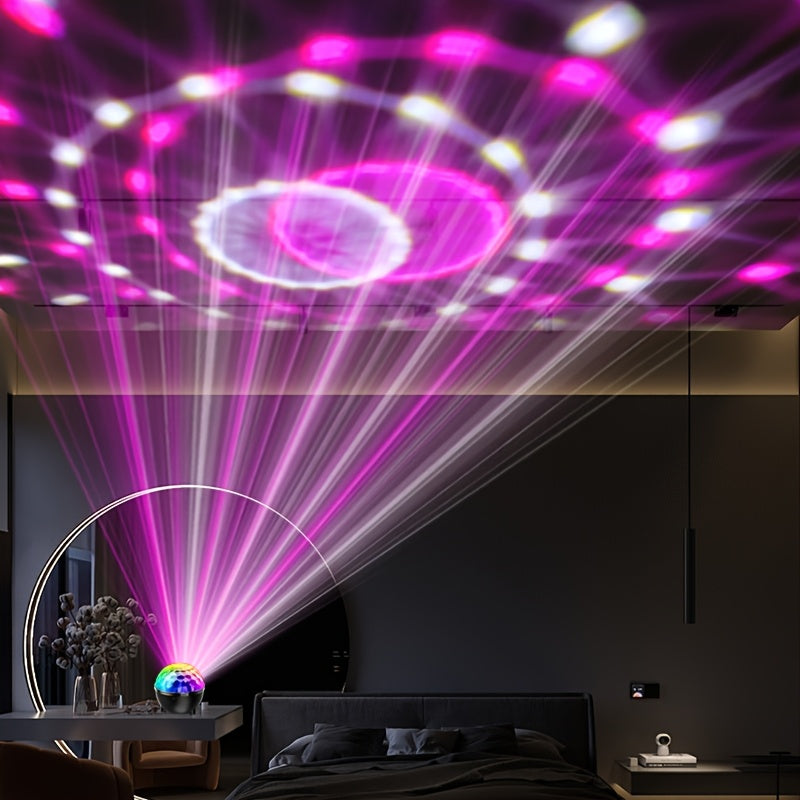 Proyector de Luz Escénica LED Ultrabrillante con Alimentación USB - Acabado Pulido con Proyecciones de Colores Vibrantes para Fiestas Navideñas, Entretenimiento en Casa y Iluminación de Eventos, Luces de Proyector Navideño para Exteriores