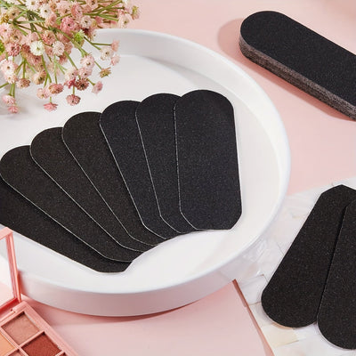 20/40/60 piezas de almohadillas de reemplazo para limpiapies - 120 grano y 180 grano, almohadillas de pedicura removibles gruesas/finas con agarre de silicona suave, base antideslizante para uso en salones y hogares, accesorios de pedicura, superficie te