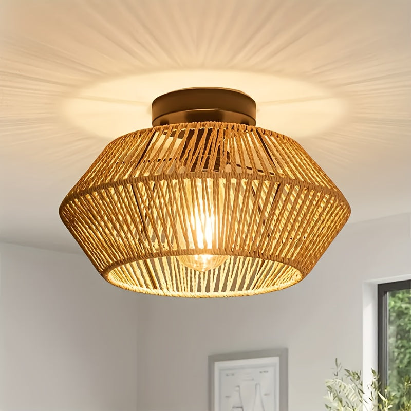Lámpara de pared de hierro forjado con forma de diamante, inspirada en el estilo vintage, para dormitorio, sala de estar o hotel. Ideal regalo, sin bombilla incluida, montaje semi-inclinado, compatible con 110V-240V. Iluminación para dormitorio | Lámpara