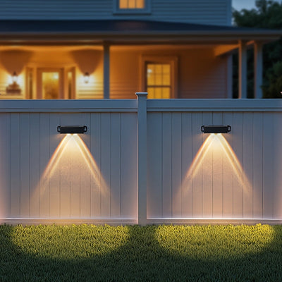 4 luces solares para pared exterior, 1 LED, 2 LED, 3 LED, 4 LED, alta calidad, luz para balcón, jardín, villa, área rural, cerca, ideal para pared exterior, garaje, patio