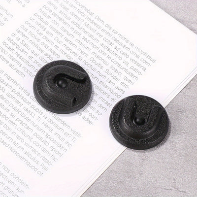 1/2pcs Colgador Universal de Micrófono para Radio CB Ham, Soporte de Micrófono con Perilla Redonda y Adhesivo para Motorola HLN9073B CDM1250 CDM750 GM300 M1225 GM3688 GTX800 Kenwood TK768G TK868G TM471A Radios Bidireccionales