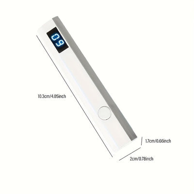 Luces de Uñas LED Recargables por USB con Pantalla Digital - Fijación rápida del gel y duradera, adecuadas para uso en casa y salones