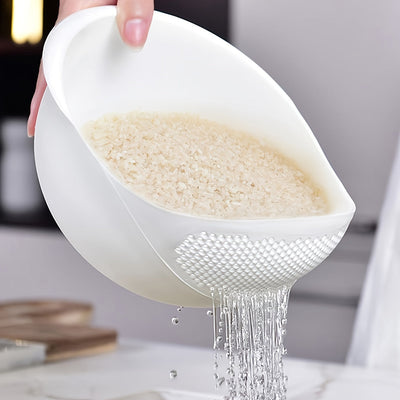 1/2pcs Cesta de Almacenamiento, Cesta de Lavandería Multifuncional, Cesta de Drenaje de Alimentos Moderna, Fruta, Verdura, Arroz y Granos, Caja de Almacenamiento de Cocina y Armario de Almacenamiento, Accesorios de Cocina