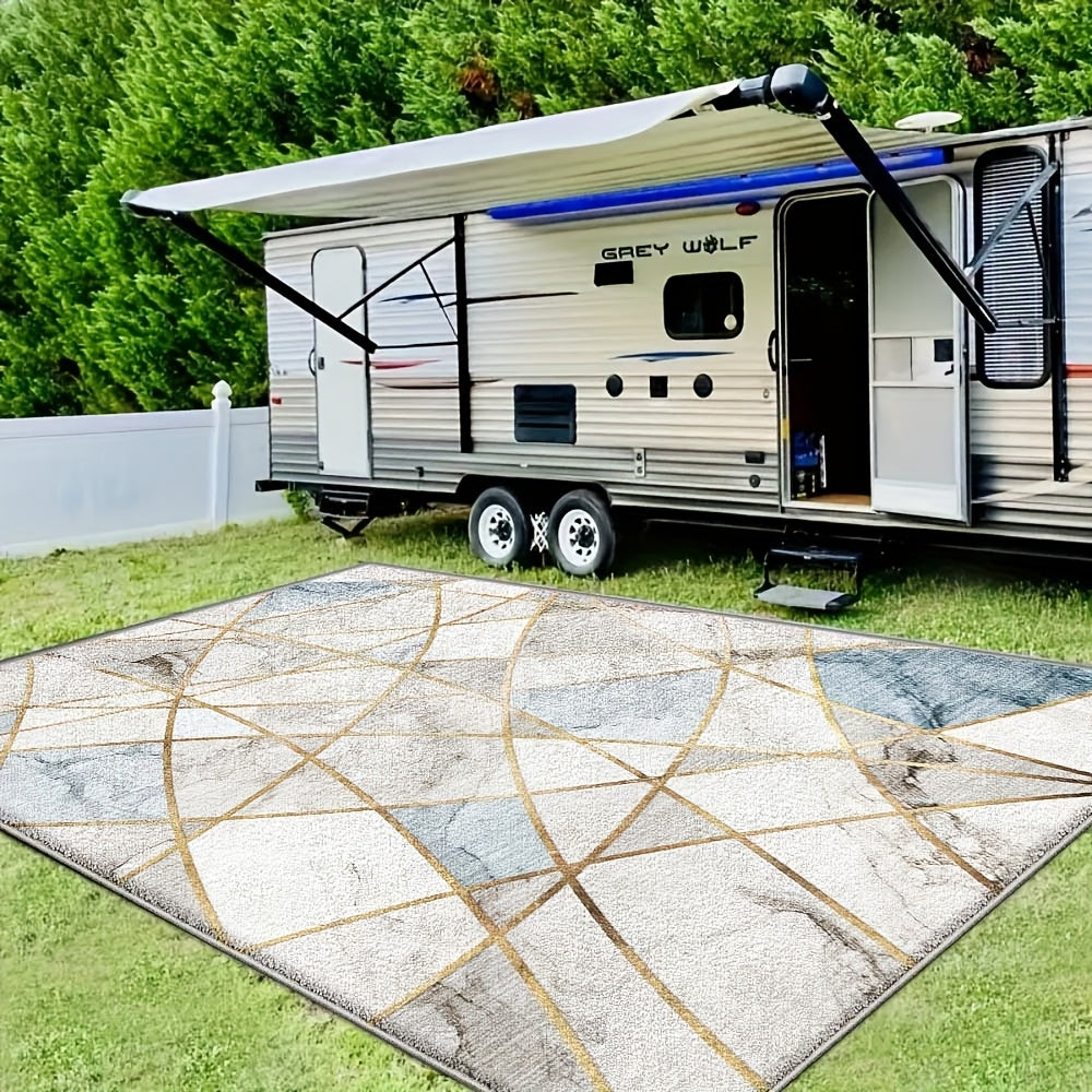 Alfombra de Terciopelo 850g/m² Lavable con Patrones Florales Vibrantes, Opciones Ultra Suaves y Gruesas para una Vida Colorida - Mantén el Calor y la Comodidad con Diseño Geométrico Antideslizante, Decorativa para Jardín o Exterior, Duradera y Ligera