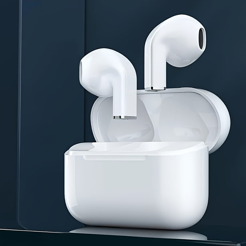 Auriculares inalámbricos mini True Wireless 2025, 13.46 cm, cómodos e inteligentes, con sonido HiFi Bass 9D estereo, llamadas HD, TWS, USB-C, compatibles con Android e iPhone, ideales para deporte y dormir