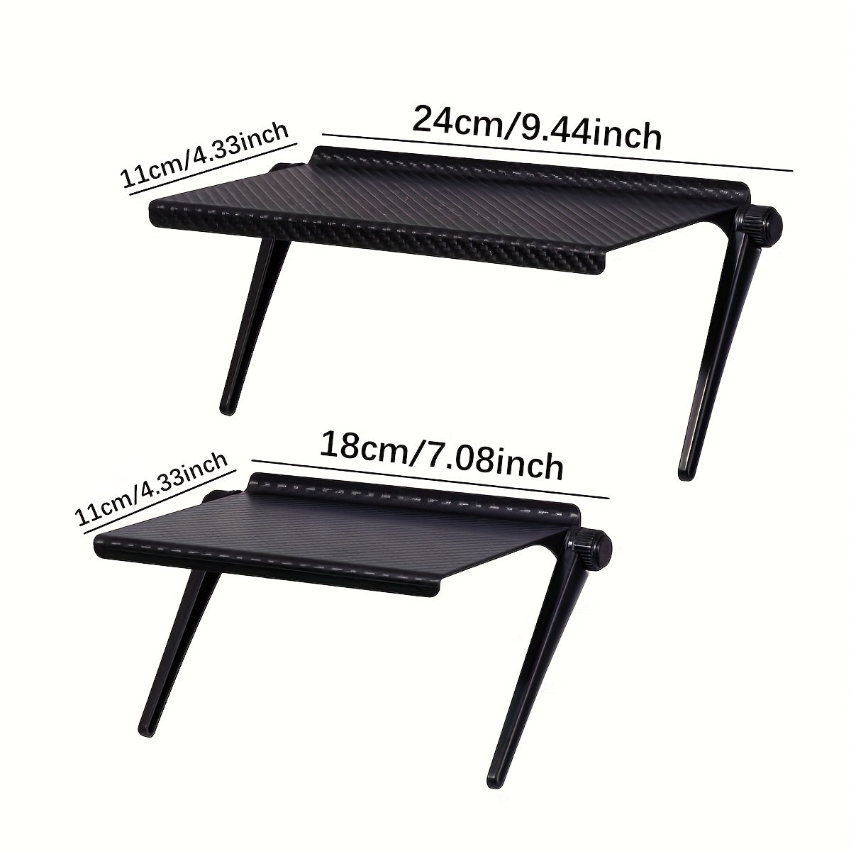 Organizador Ajustable para Pantalla de TV - Estante Superior de ABS Duradero para Cajas Multimedia, Routers y Dispositivos de Red - Organizador de Escritorio Ahorrador de Espacio para Oficina en Casa