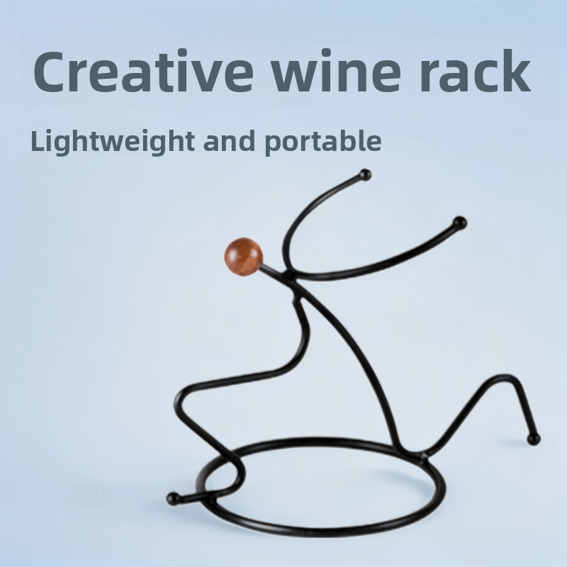 Soporte de vino humanoide creativo, portavinos y joyero en forma única, ideal para decoración de barra en casa