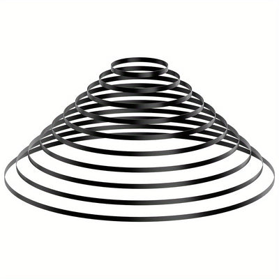 10 unidades de cinturones de goma negra de alta calidad para platos giradiscos - Superficie suave y duradera para reproductores de discos fonográficos, accesorio para platos giradiscos de vinilo | Cinturón de superficie suave | Construcción duradera, acc