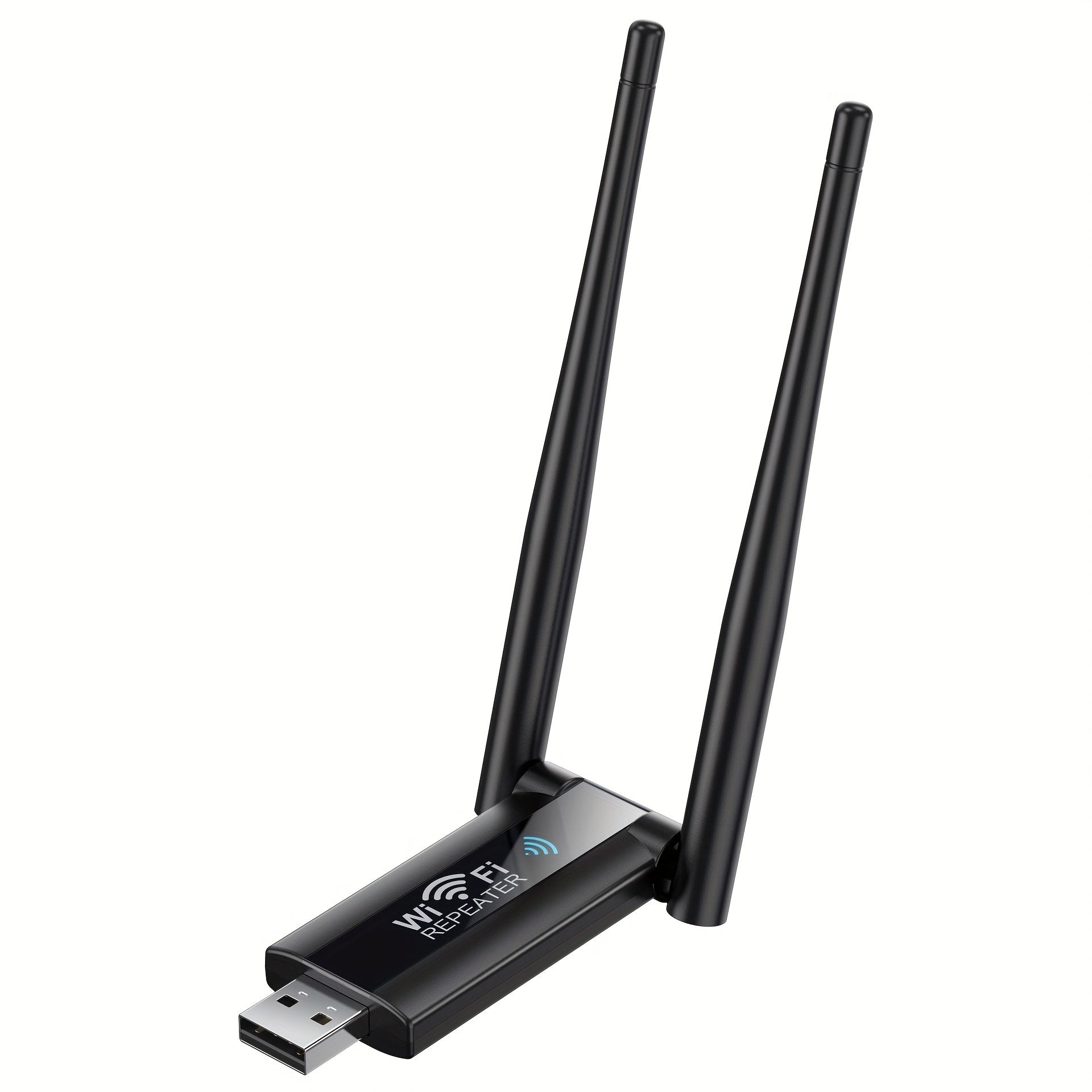 Amplificador de Señal WiFi de Alta Potencia 300Mbps, Repetidor Inalámbrico Portátil con Alimentación USB para Cobertura Interior Más Fuerte, Amplifica la Señal WiFi para Uso en Hogar y Oficina, No Requiere Batería, Amplificador de Wifi Interior | Accesor