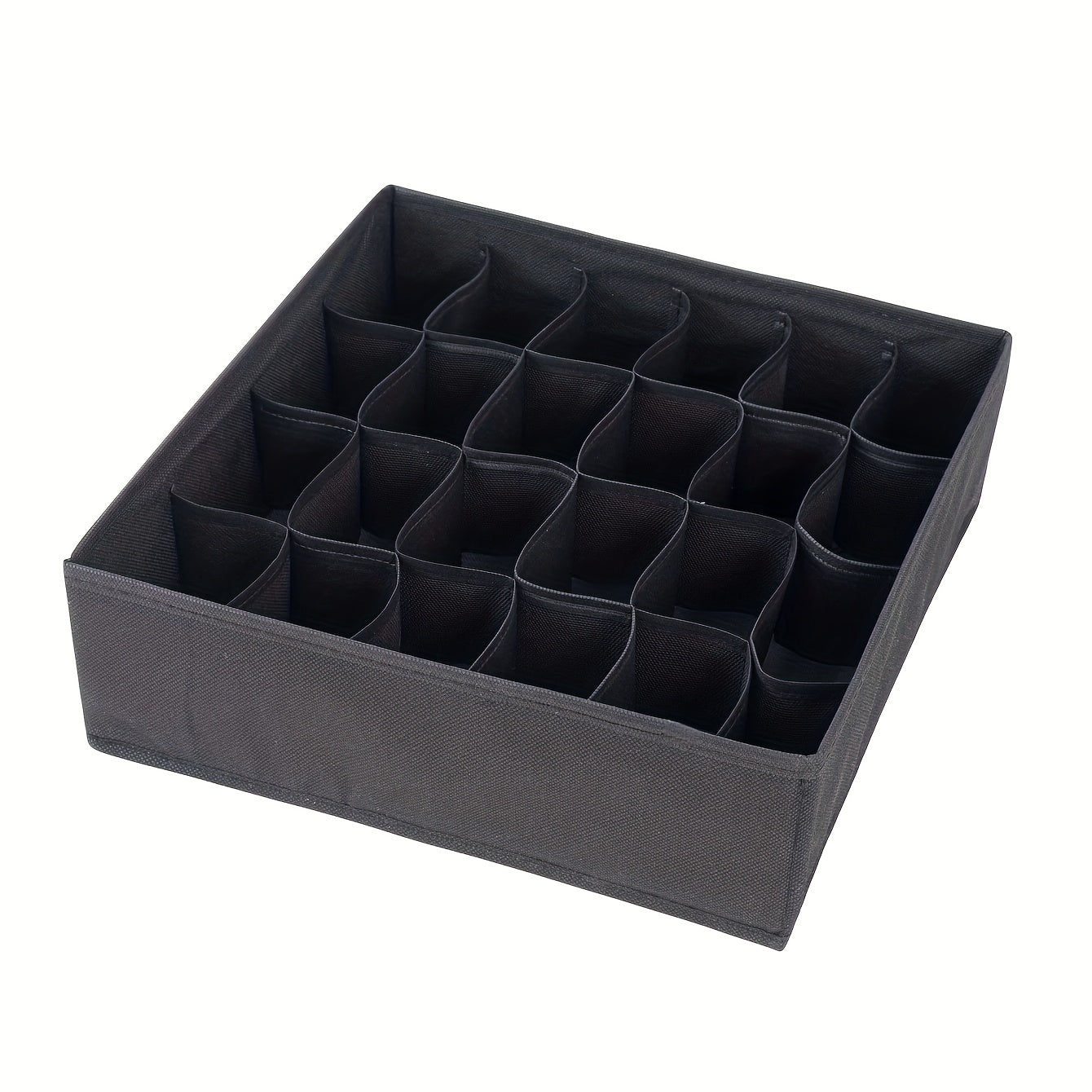 Caja organizadora plegable de 24 divisiones para ropa interior, multifuncional, colapsable, ideal para organizar ropa interior, pañuelos, corbatas, cinturones, calcetines y ropa en el hogar