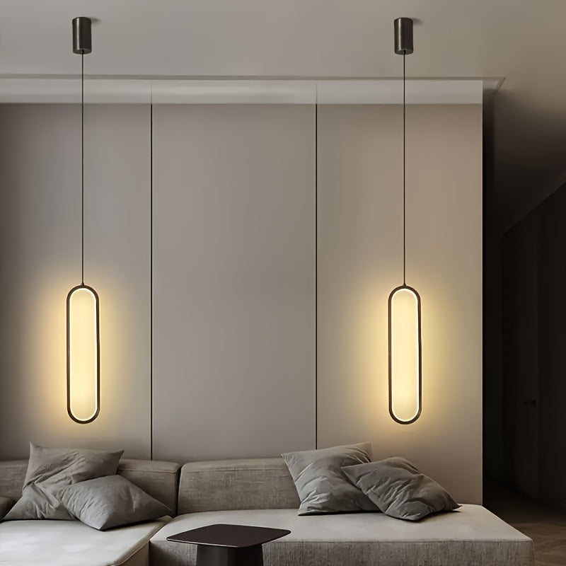 1 pieza de lámpara de techo moderna y minimalista con luces LED - Lámpara de techo de acrílico con 3 colores y regulable, montaje semienterrado, cableado con interruptor y sombra desmontable, ilumina sala de estar, dormitorio, cocina, comedor, balcón, ca