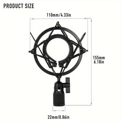 Soporte Universal de Amortiguación para Micrófono, Soporte Antivibración Ajustable para Micrófono Eid Al-Adha Mubarak