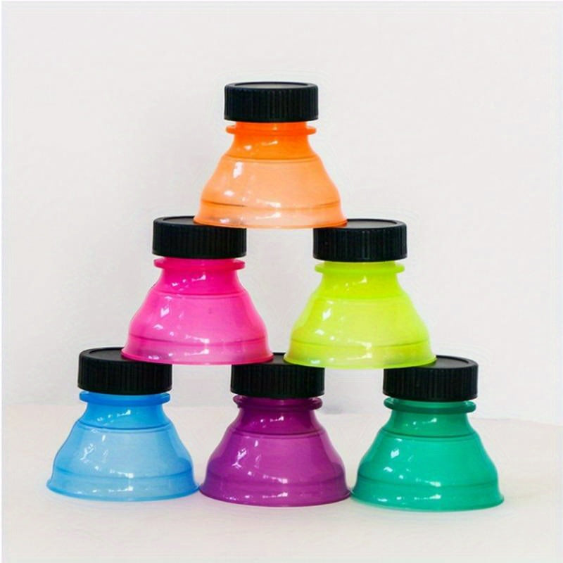 Tapas de Botella para Ahorrar Soda de Colores Aleatorios 3pcs/6pcs, Tapa de Botella para Cerveza y Bebidas Pop, Protector de Tapa de Botella con Cierre a Presión para Evitar el Polvo