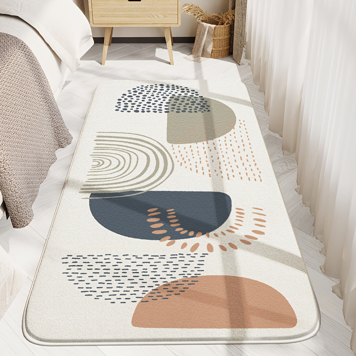 Alfombra de Peluche DAJIANG - Suave, Sin Pelo, Lavable a Máquina para Decoración de Dormitorio y Sala de Estar - Regalo Perfecto de Navidad, DAJIANG, Decoración Navideña