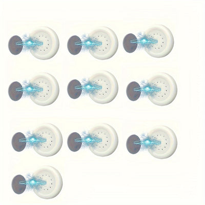 6/10pcs Ganchos Magnéticos Fuertes - Fácil Instalación de Soporte de Control Remoto Montado en la Pared, Organizador Multifuncional para Nevera y Hogar, Adhesivo Sin Taladro, Ideal para Almacenamiento de Enchufes de CA