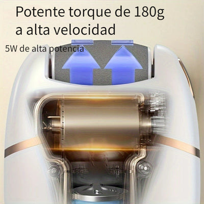Amoladora Eléctrica para Pies Recargable de 1 Pieza, Amoladora para Pulir Cuero Sintético Grueso, Amoladora para Pies