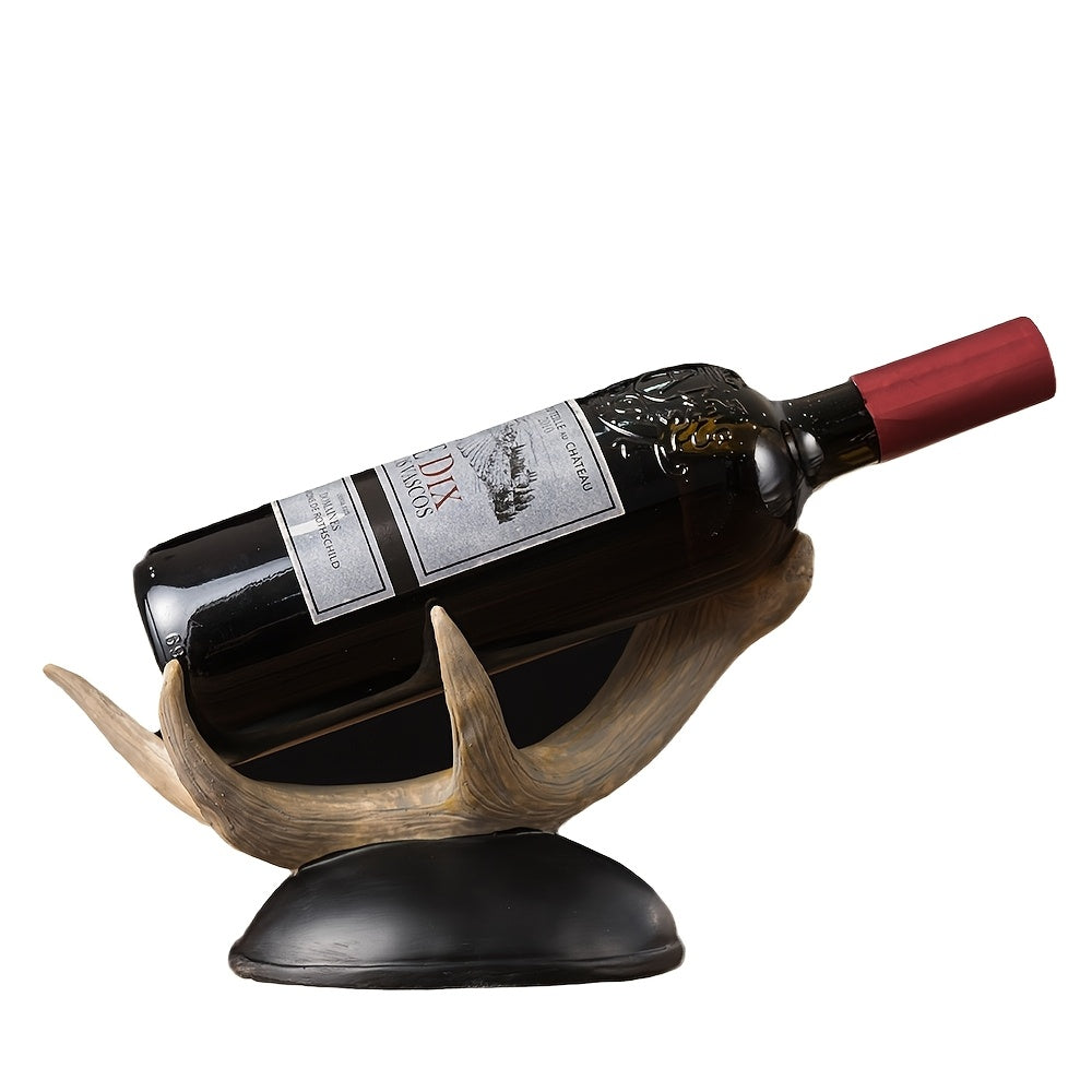 1 Pieza, Soporte Para Vino Tinto Con Cuernos De Estilo Europeo, Soporte Decoración Para Vino