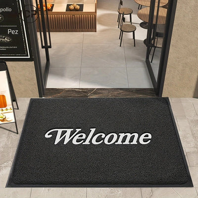 1 pieza de tapete comercial resistente al desgaste marca Shangmei, alfombra de bienvenida para entrada de hoteles y supermercados, antideslizante, gruesa y duradera, adecuada para entradas de supermercados, hogares, vestíbulos y pasillos, fácil de limpia
