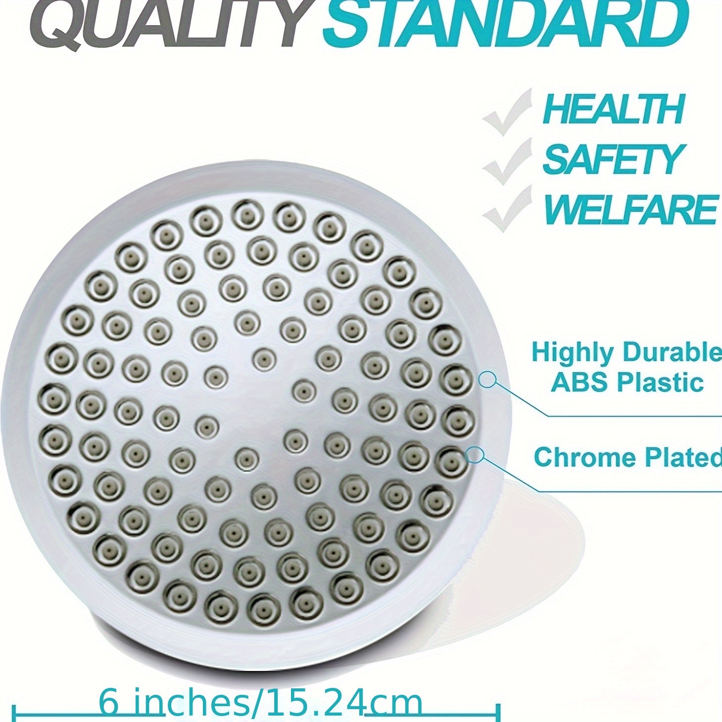 1pc Cabezal de Ducha Estilo Boston Moderno, Montaje en Pared con Acabado Cromado Redondo y Limpieza de Tacto Cepillado, Configuración de Lluvia, No Necesita Electricidad, Opciones de Tasa de Flujo de 1.5GM/1.8GM/2.5GM, Ducha de Alta Presión | Cabezal de