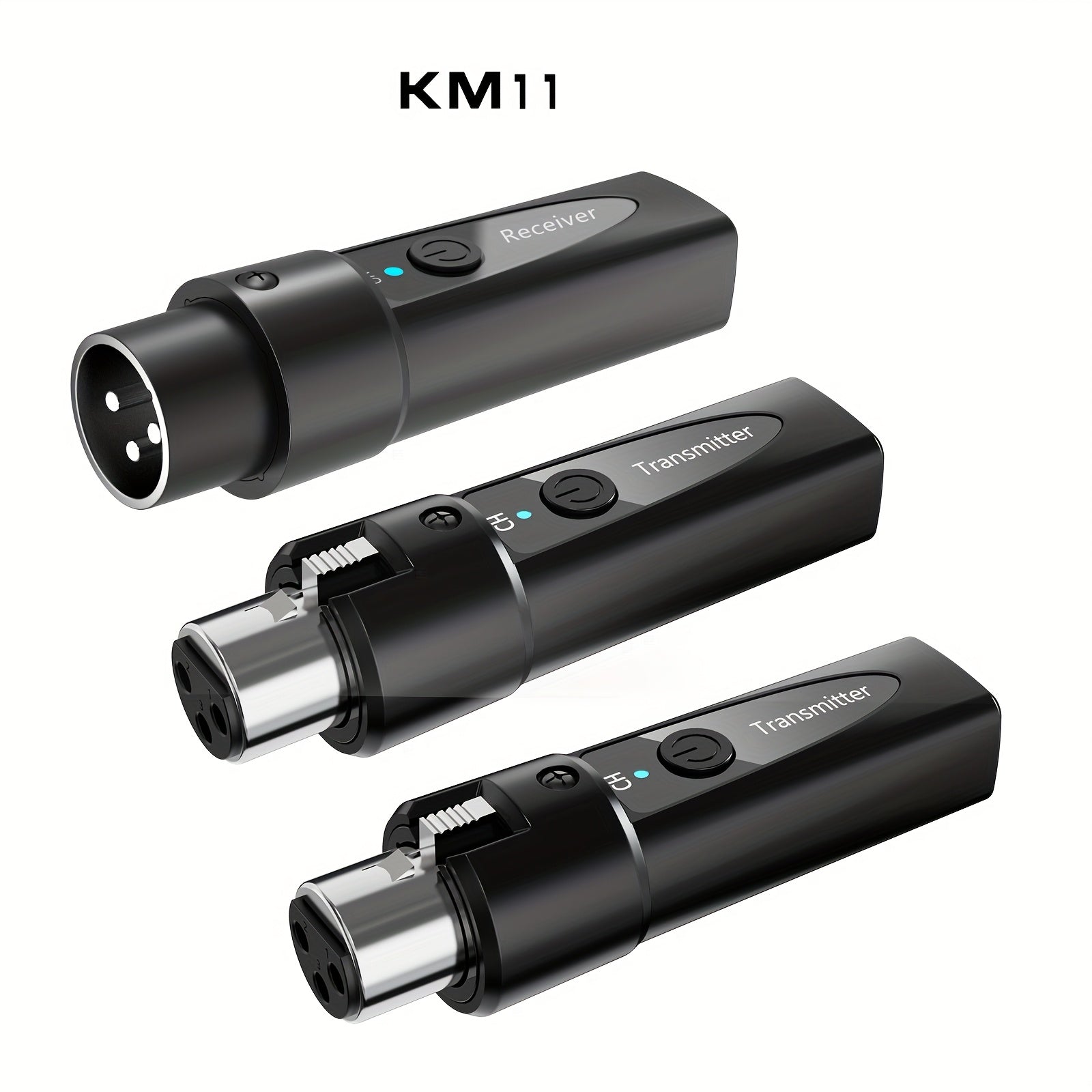 Transmisor y Receptor de Micrófono sin varillas 2.4Ghz, Sistema XLR, Adaptador Recargable para Mezcladora de Audio, Micrófono Dinámico