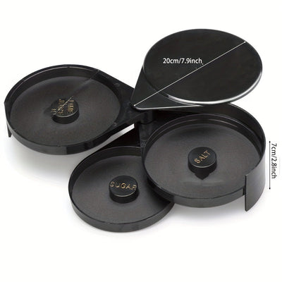 1 pieza de escurridor de cóctel de 3 niveles, herramienta de bar negra de plástico con esponja, sin contacto con alimentos, para margaritas, bloody marys, gimlets - Accesorio para bartender