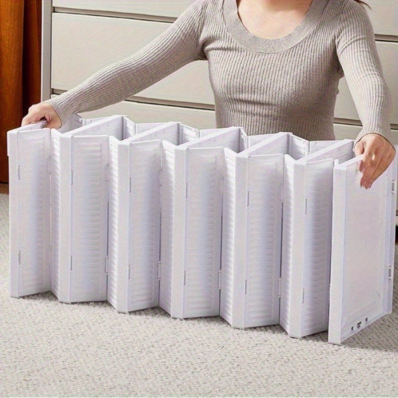 MR IRONSTONE Zapatero Plegable de 3-6 Niveles, Caja de Almacenamiento Plástica Apilable de 9 Capas con Tapas, Estantes Transparentes Antipolvo, Organizador Ahorrador de Espacio para Armario, Entrada, Hogar, Sistema de Estantería Versátil | Diseño Minimal