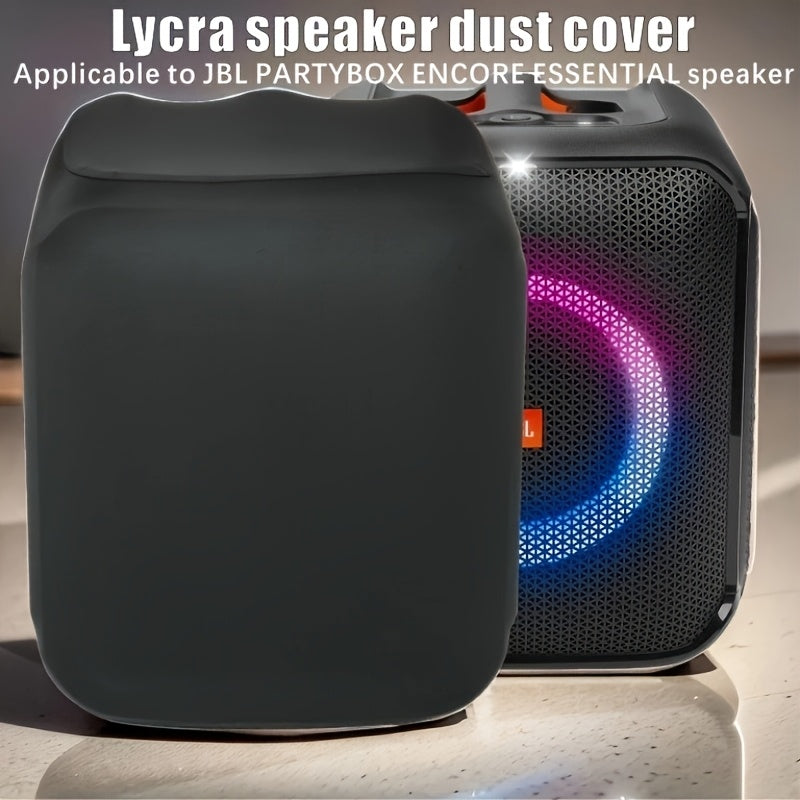 Funda protectora antipolvo para bocina Leka - Compatible con Jiebao Partybox Encore Essential, hecha de material Leka suave y elástico, con banda elástica en la base para mejor ajuste y protección contra el polvo. (Dispositivo de audio no incluido)