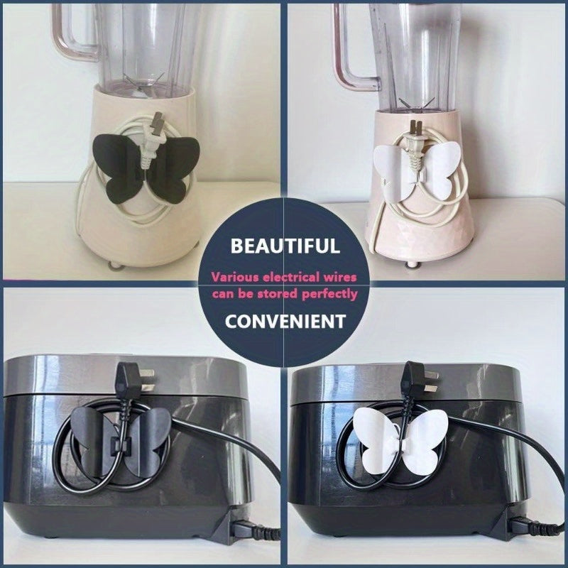 10 piezas de organizador de cables para electrodomésticos de cocina, soporte para ocultar cables, envoltorio de cables, enrollador de cables para electrodomésticos, soporte para batidoras de pie, cafetera, freidora de aire, olla a presión, electrodomésti
