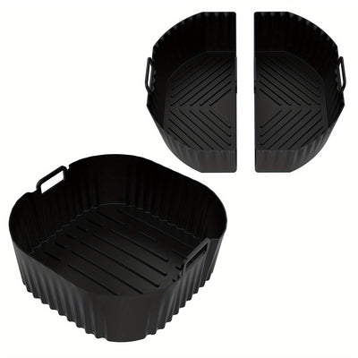 Reutilizable, de silicona cuadrada, para freidor de aceite Philips NA230 6.2LCosori 6.2L - Seguro para horno y microondas - Fácil limpieza, antiadherente, accesorio duradero para freidor, línea de freidor de aire.