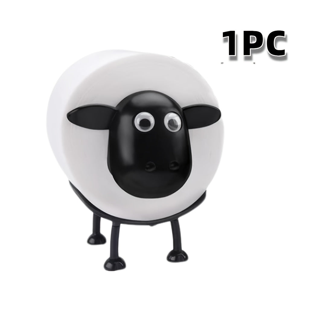 1/3 piezas - Soporte de papel higiénico con forma de animal lindo, soporte de papel higiénico divertido, soporte de papel higiénico de baño de pie, para decoración de baño