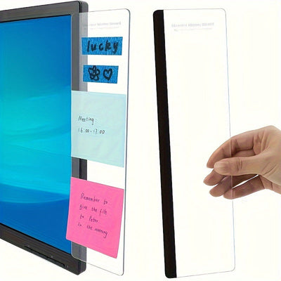 Tablero De Notas Para Monitor De Computadora, Accesorio De Oficina Para Hombres Y Mujeres, Clip De Notas Adhesivas Para El Escritorio De La Oficina, Decoración De Oficina En Casa