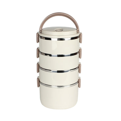 Caja Térmica Grande de Acero Inoxidable - Portátil, Reutilizable para la Escuela, Camping y Útiles Escolares