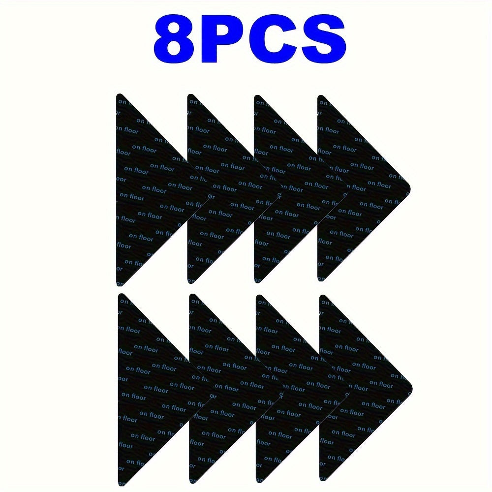 4/8/16/28pcs Sujetadores de Alfombras - Mantén Tus Tapetes Planos y Seguros - Antideslizantes, Adhesivos Reutilizables - Ideales para Suelos de Madera, Azulejos y Alfombras