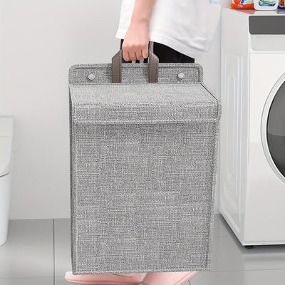 Canasta plegable para ropa sucia, 1 unidad, organizador de ropa para colgar en pared, ideal para baño, dormitorio, sala de estar, organización del hogar