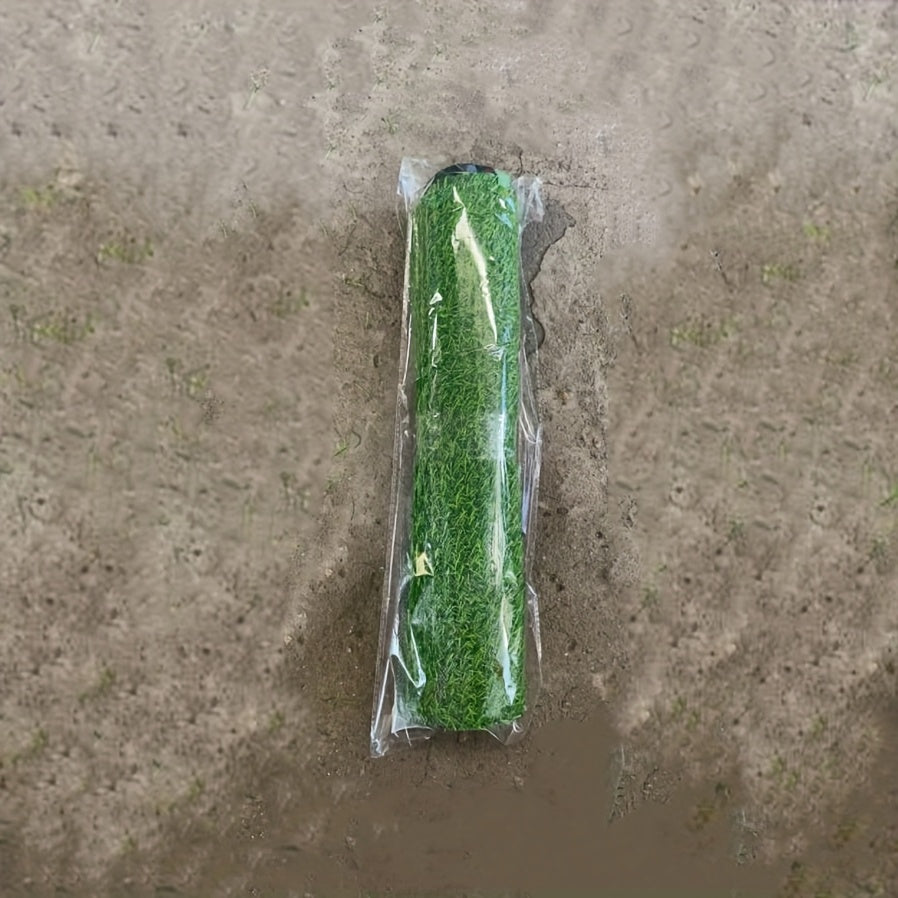 1 rollo de césped artificial grueso y retardante de llamas - Alfombra de alta calidad antideslizante y resistente a aceites, para uso en interiores/exteriores, ideal para bodas, fiestas, balcones y techos, alfombra de césped artificial realista y durader