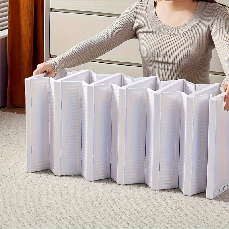 Caja organizadora de zapatos plegable de 1 o varias capas, organizador de zapatos apilable que ahorra espacio, contenedor de zapatos antipolvo, zapatera multifuncional ideal para hogar, dormitorio o residencia estudiantil